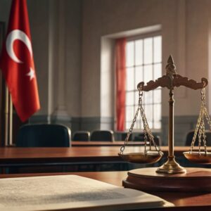 Anayasa tarihi, temel hak ve özgürlükler ile devlet yapısını simgeleyen eğitim görseli