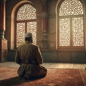 Osmanlı Devleti’nin gerileme dönemini anlatan, toprak kayıpları ve ıslahat çabalarını simgeleyen tarih temalı eğitim görseli